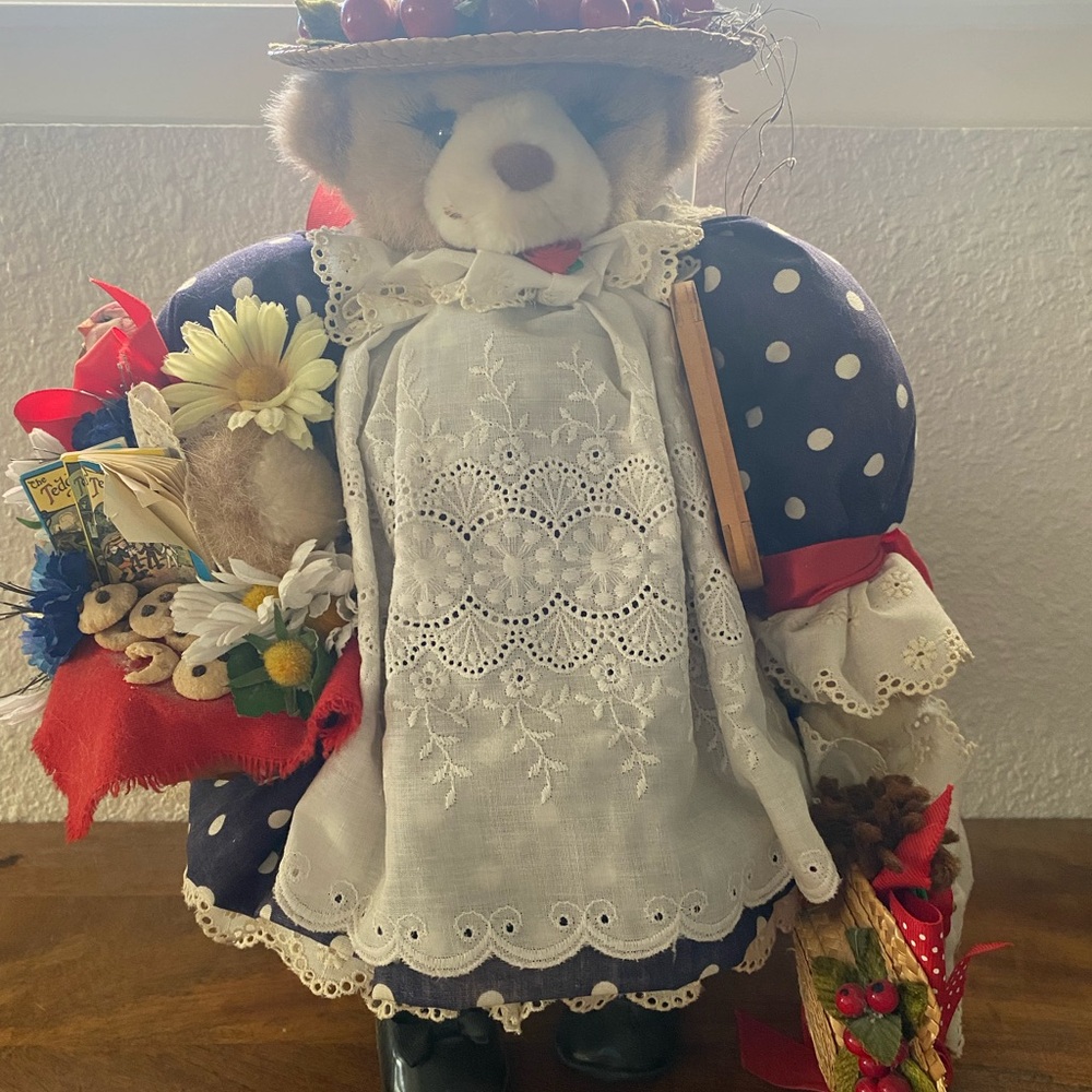 Apple Whimseys schoolgirl bear